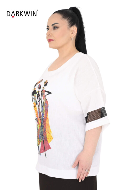 9766 DARKWIN TUNİK BEYAZ - DARKWIN (1)
