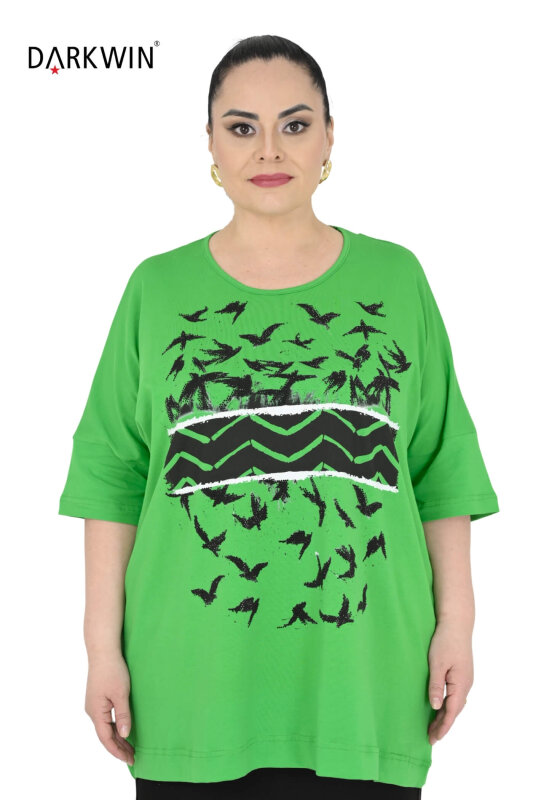 9771 DARKWIN BLUZ YESIL - Darkwin