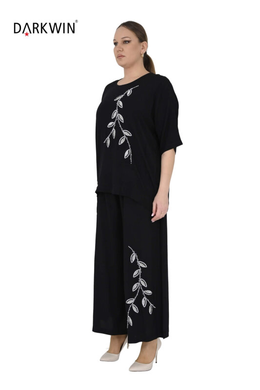 9774 DARKWIN BLUZ-PANTOLON SIYAH - DARKWIN (1)