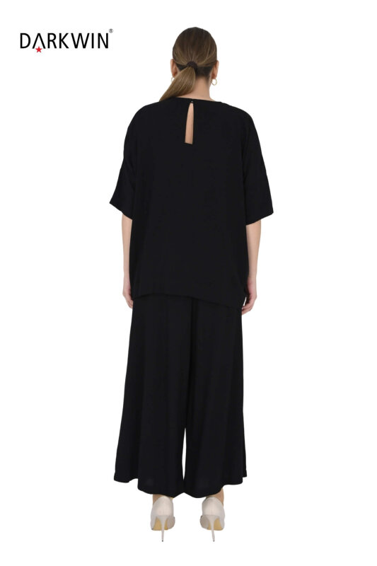 9774 DARKWIN BLUZ-PANTOLON SIYAH - 3