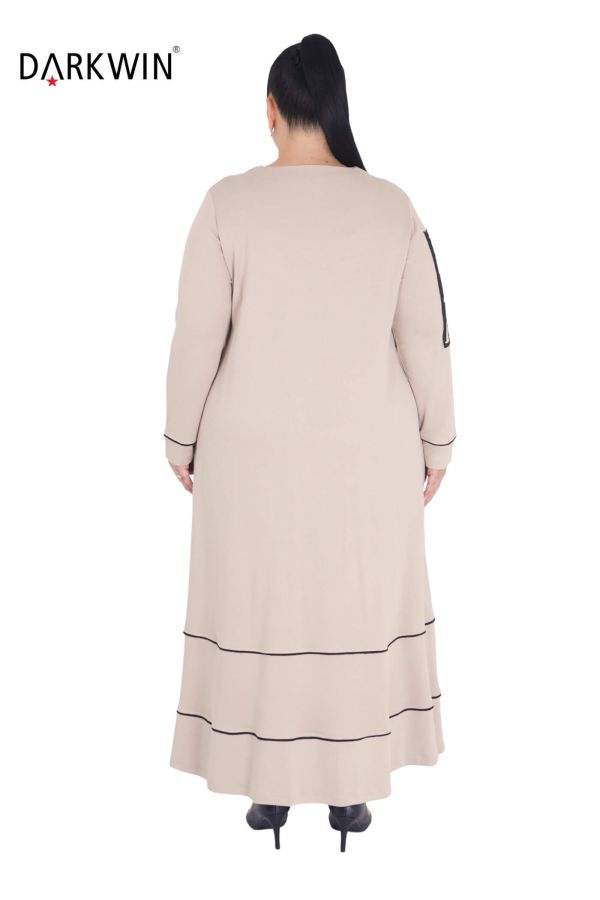 9801 DARKWIN ELBİSE BEJ - 3