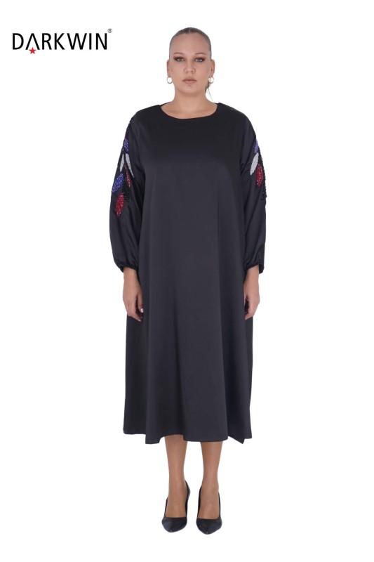 9829 DARKWIN ELBİSE SIYAH - DARKWIN