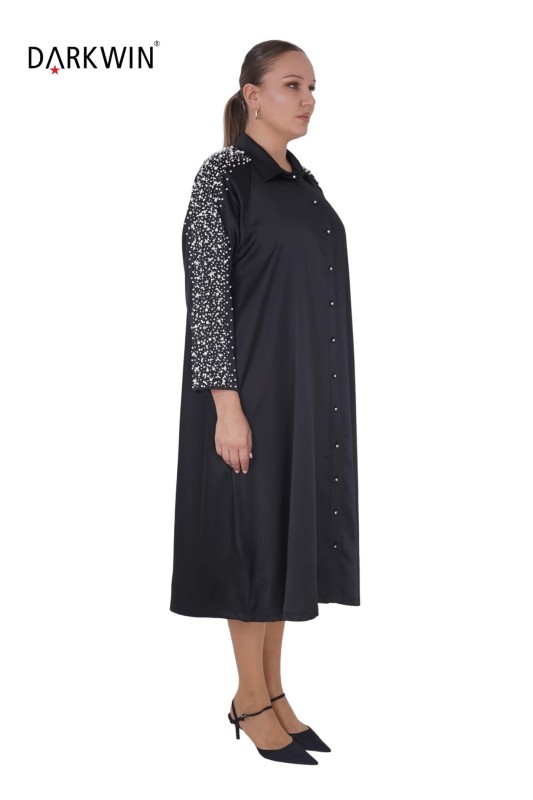 9830 DARKWIN ELBİSE SIYAH - DARKWIN (1)