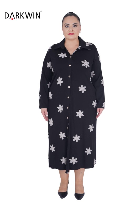 9833 DARKWIN ELBİSE SIYAH - DARKWIN