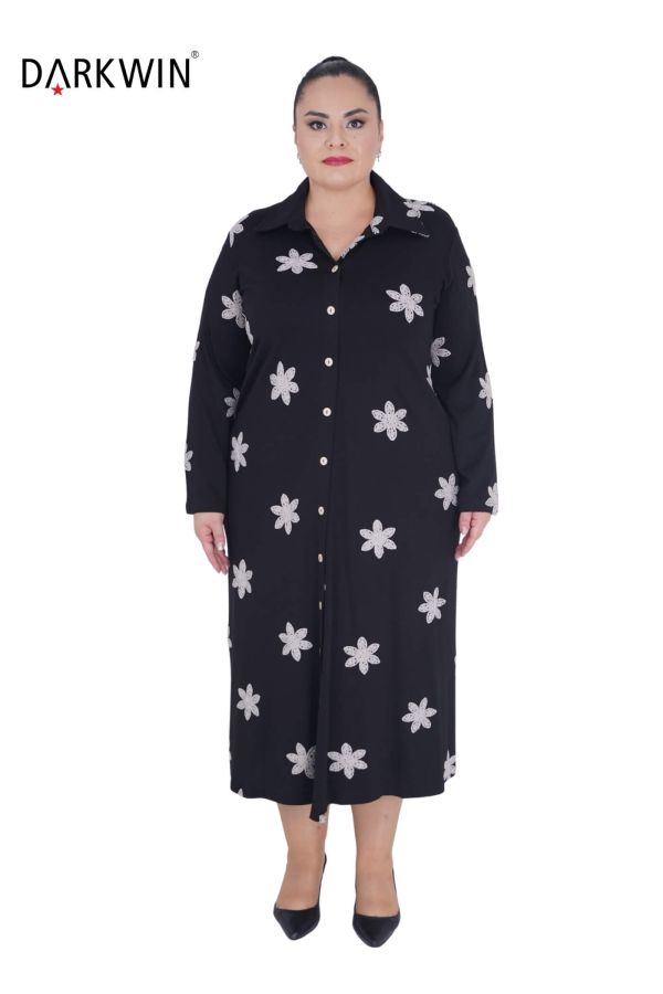 9833 DARKWIN ELBİSE SIYAH - 1