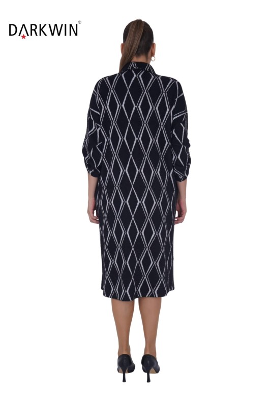 9843 DARKWIN ELBİSE SIYAH - 3