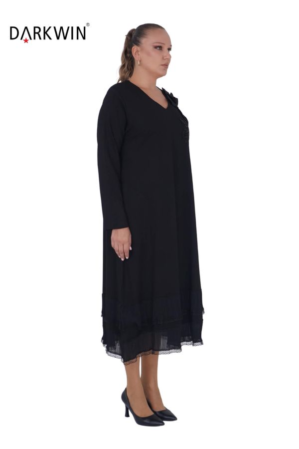 9847 DARKWIN ELBİSE SIYAH - 2