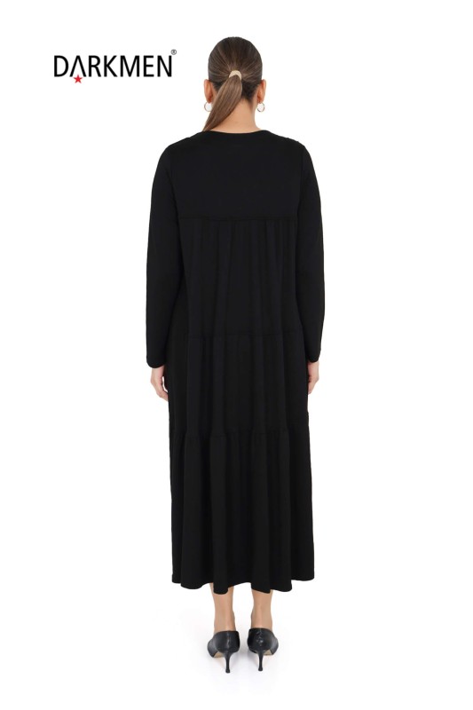 9852 DARKWIN ELBİSE SIYAH - 3