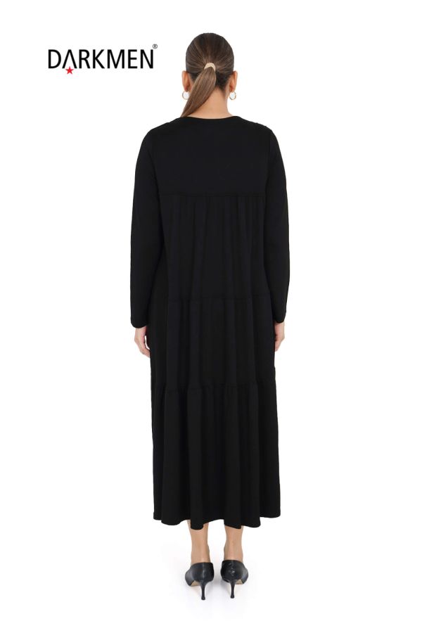 9852 DARKWIN ELBİSE SIYAH - 3