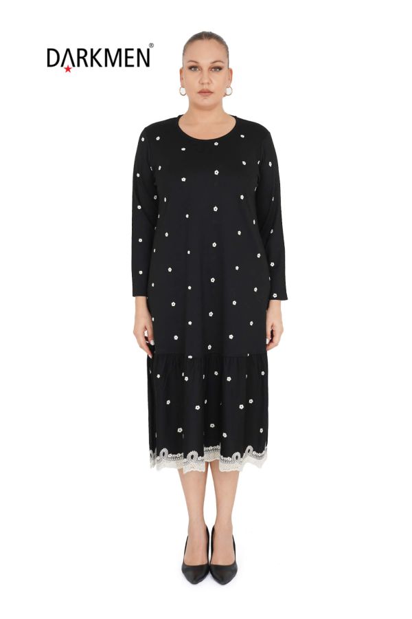 9853 DARKWIN ELBİSE SIYAH - 1