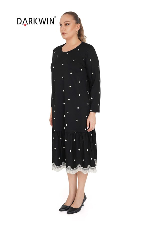 9853 DARKWIN ELBİSE SIYAH - 3