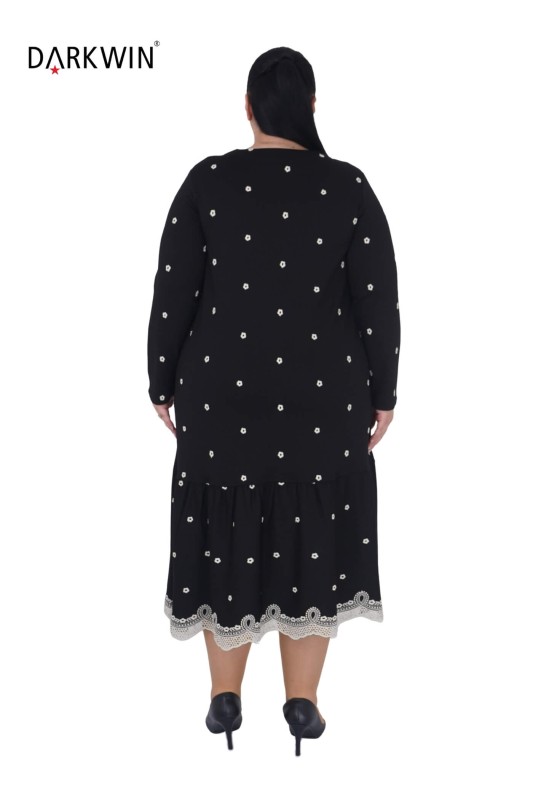 9853 DARKWIN ELBİSE SIYAH - 6