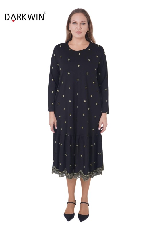 9853 DARKWIN ELBİSE YESIL - DARKWIN