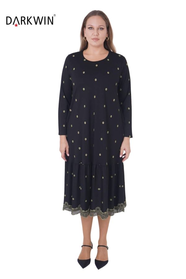 9853 DARKWIN ELBİSE YESIL - 1