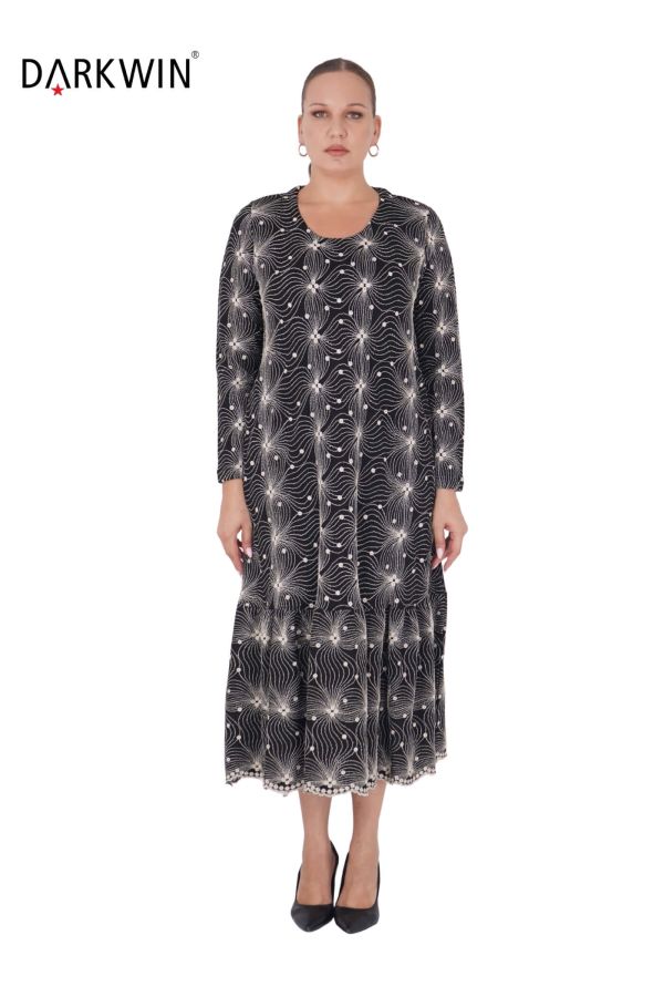 9855 DARKWIN ELBİSE SIYAH - 1