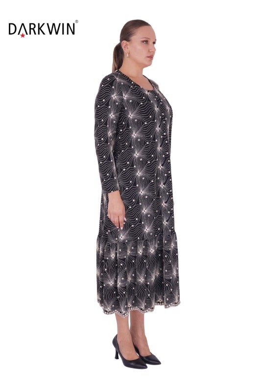 9855 DARKWIN ELBİSE SIYAH - Darkwin (1)