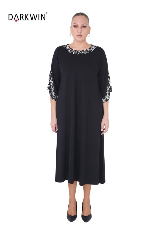 9864 DARKWIN ELBİSE SIYAH - DARKWIN