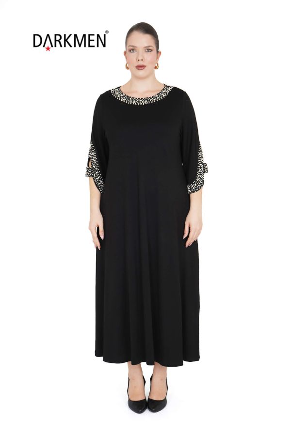 9864 DARKWIN ELBİSE SIYAH - 2