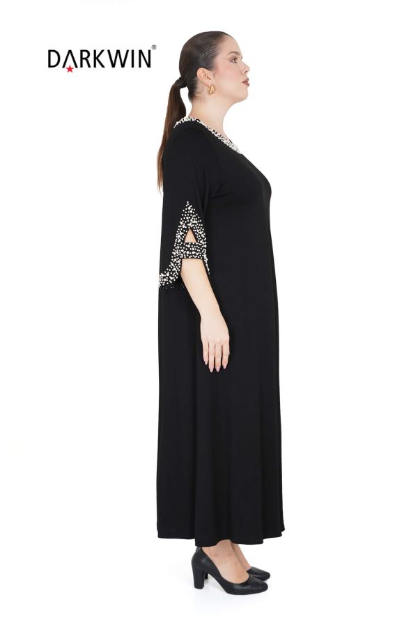 9864 DARKWIN ELBİSE SIYAH - 4