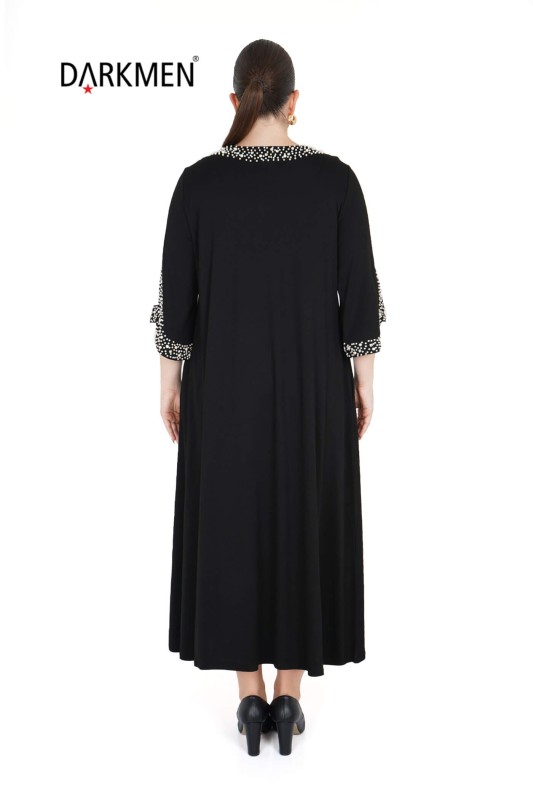 9864 DARKWIN ELBİSE SIYAH - 6