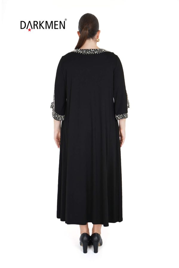 9864 DARKWIN ELBİSE SIYAH - 6