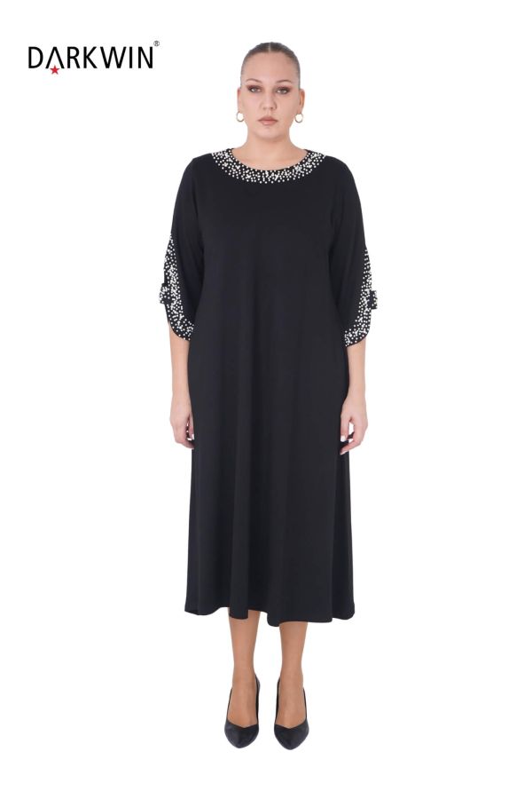 9864 DARKWIN ELBİSE SIYAH - 1