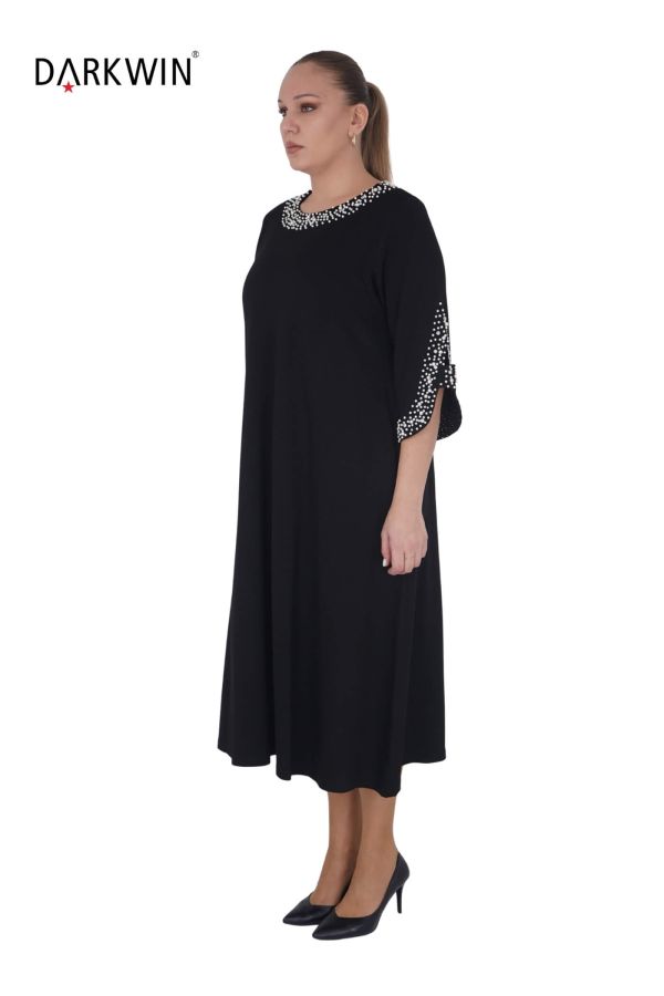 9864 DARKWIN ELBİSE SIYAH - 3