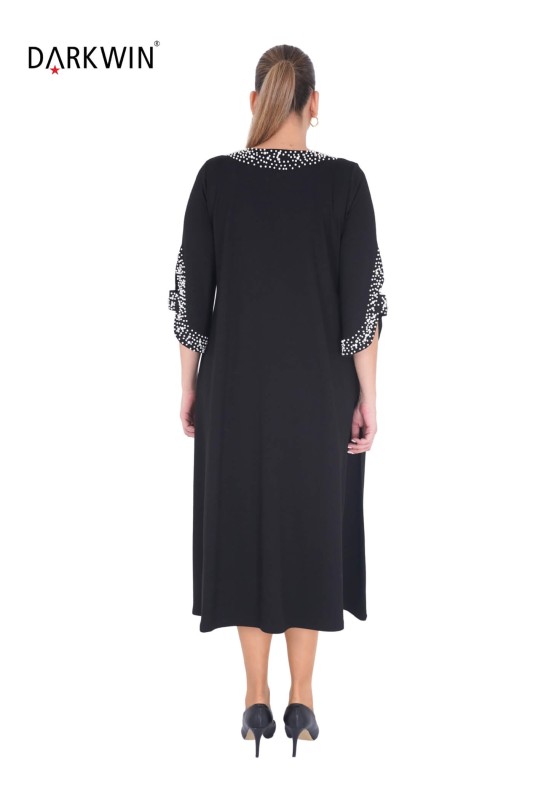 9864 DARKWIN ELBİSE SIYAH - 5