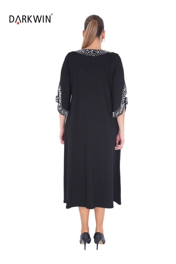 9864 DARKWIN ELBİSE SIYAH - 5