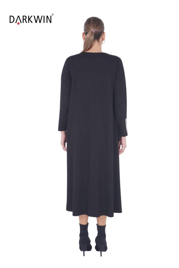 9866 DARKWIN ELBİSE SIYAH - 3