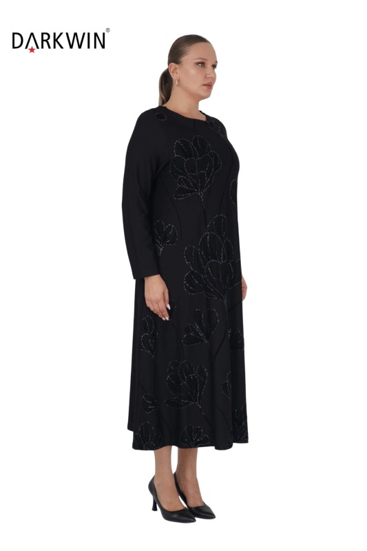 9891 DARKWIN ELBİSE SIYAH - Darkwin (1)