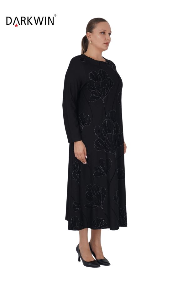 9891 DARKWIN ELBİSE SIYAH - 2