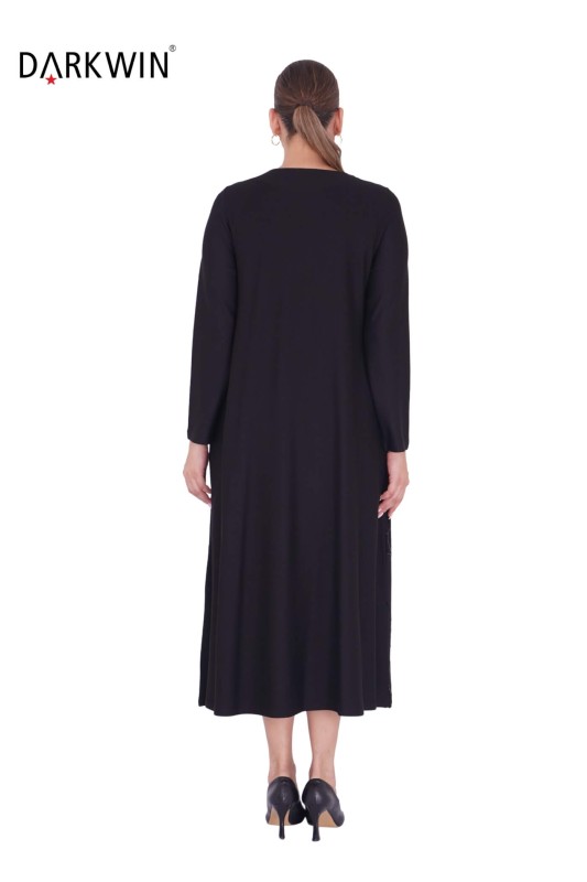 9891 DARKWIN ELBİSE SIYAH - 3