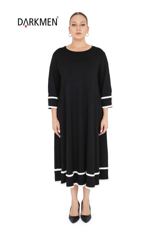 9909 DARKWIN ELBİSE SIYAH - DARKWIN