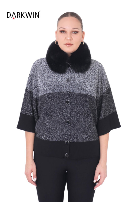 B12940 DARKWIN CEKET SIYAH-GUMUS - 1