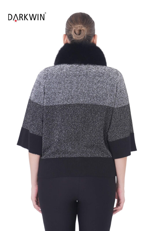 B12940 DARKWIN CEKET SIYAH-GUMUS - 3