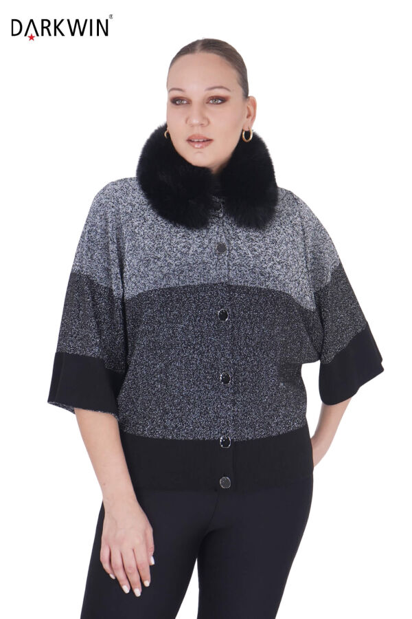 B12940 DARKWIN CEKET SIYAH-GUMUS - 4