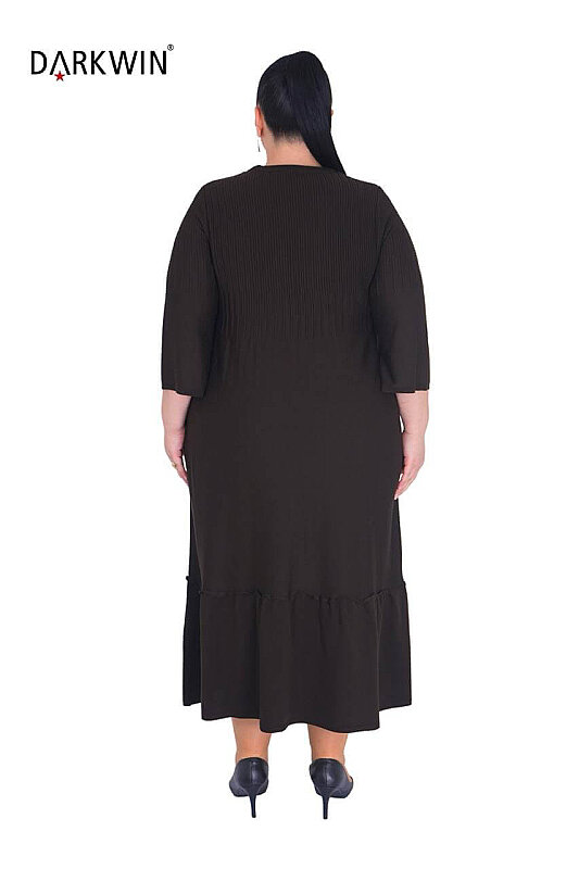 B13426 DARKWIN ELBİSE KAHVE - DARKWIN (1)
