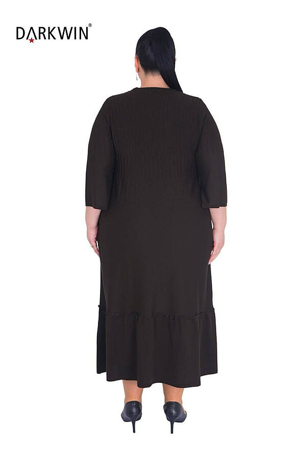 B13426 DARKWIN ELBİSE KAHVE - 2