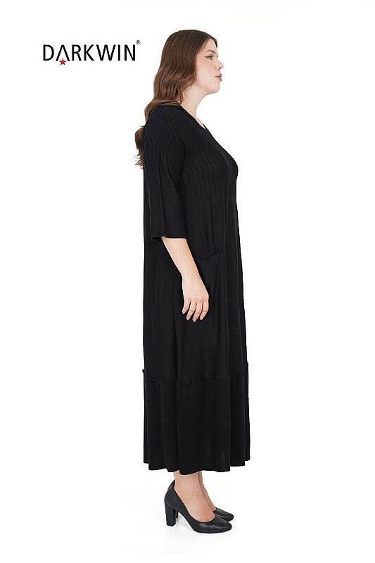 B13426 DARKWIN ELBİSE SIYAH - DARKWIN (1)