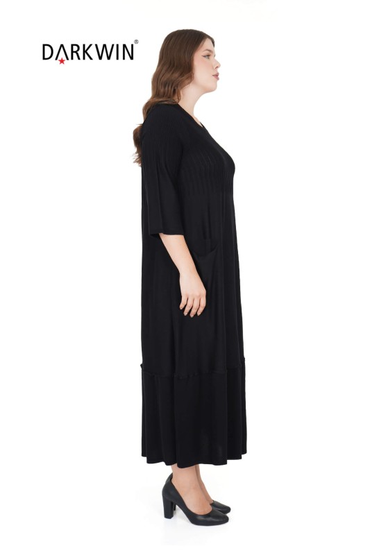 B13426 DARKWIN ELBİSE SIYAH - Darkwin (1)