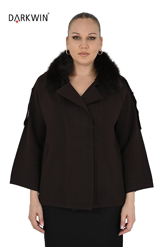 B13597 DARKWIN ELBİSE K.KAHVE - DARKWIN