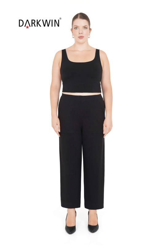 B13837 DARKWIN BLUZ-PANTOLON SIYAH - 4