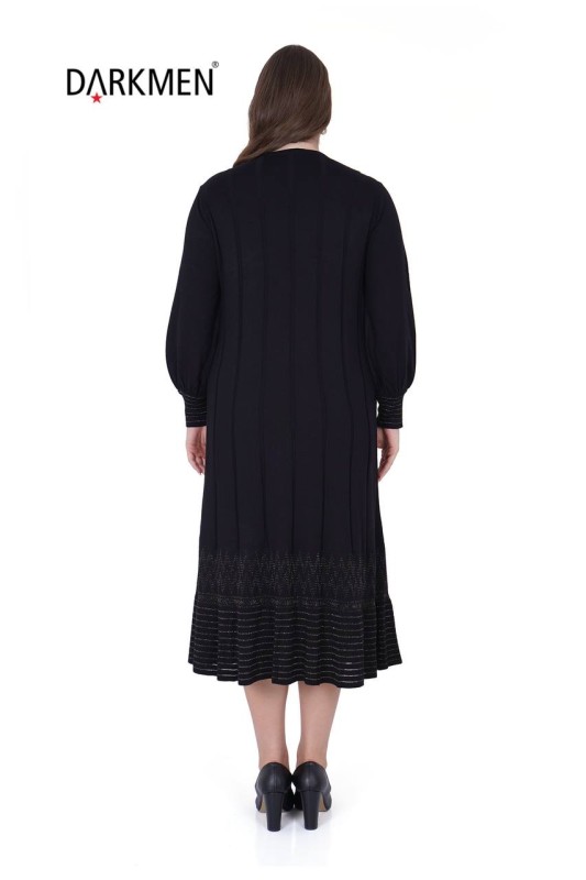 B13894 DARKWIN ELBİSE SIYAH - 3