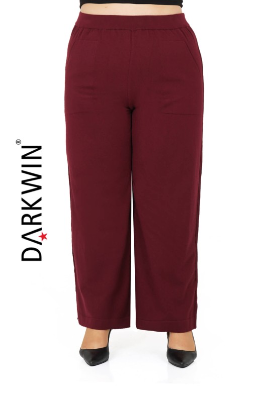 B14084 DARKWIN BLUZ-PANTOLON BORDO - Thumbnail
