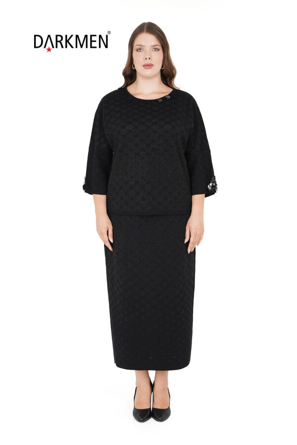 B14149 DARKWIN BLUZ-ETEK SIYAH - 1