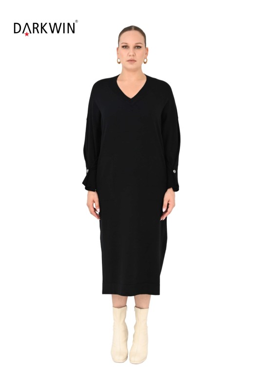 B14164 DARKWIN ELBİSE SIYAH - DARKWIN