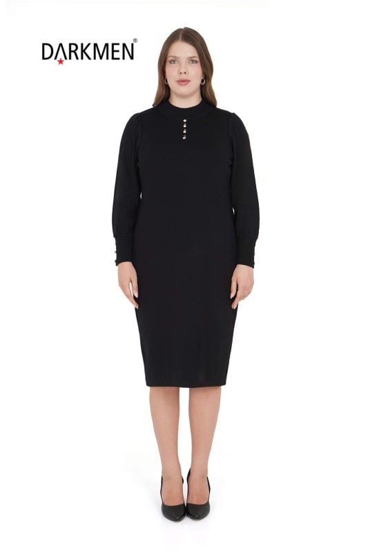 DARKWIN - B14168 DARKWIN ELBİSE SIYAH