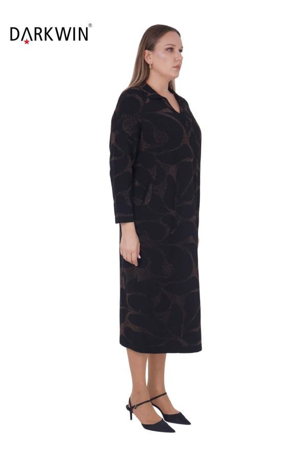 B14205 DARKWIN ELBİSE KAHVE - 2