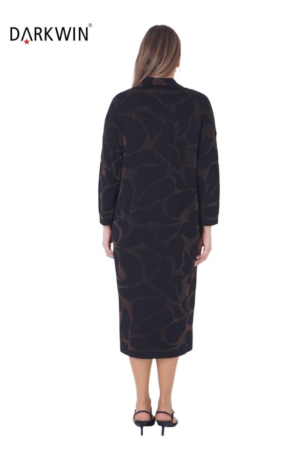 B14205 DARKWIN ELBİSE KAHVE - 3